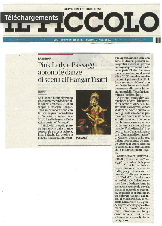 20 10 2022 PRESSE PASSAGGI